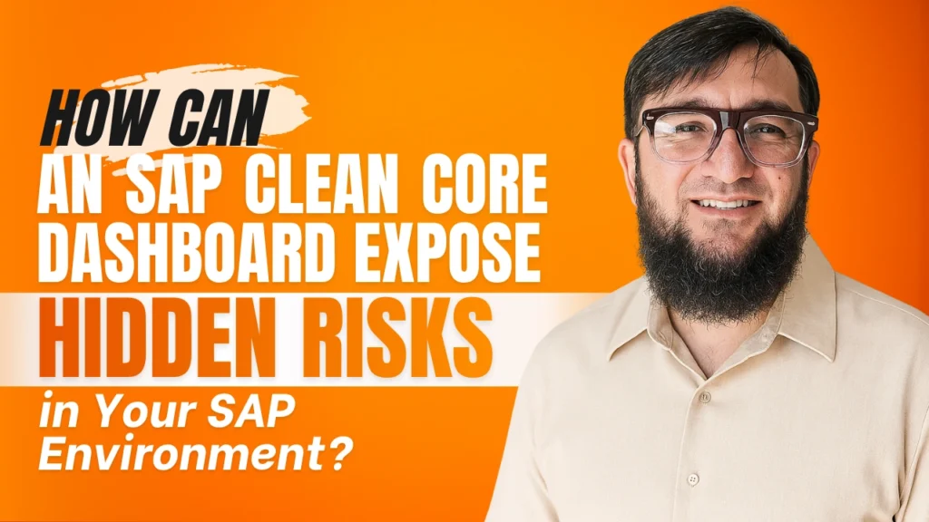 SAP Clean Core Dashboard
