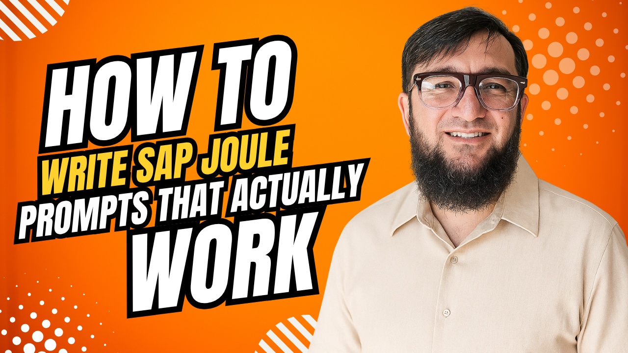 Write SAP Joule Prompts