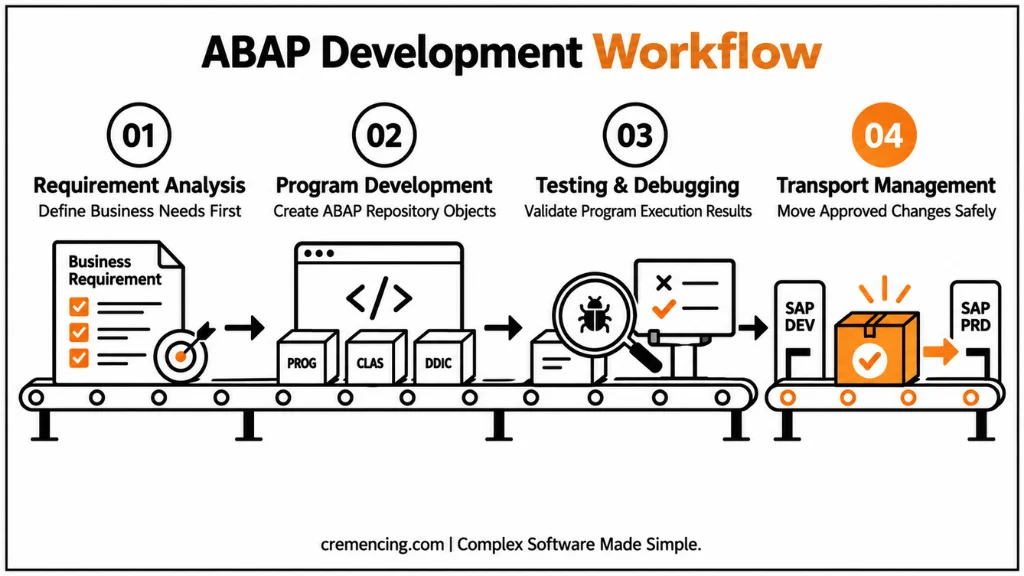 Which ABAP T-Codes Do Developers Actually Need When Building SAP Programs?
